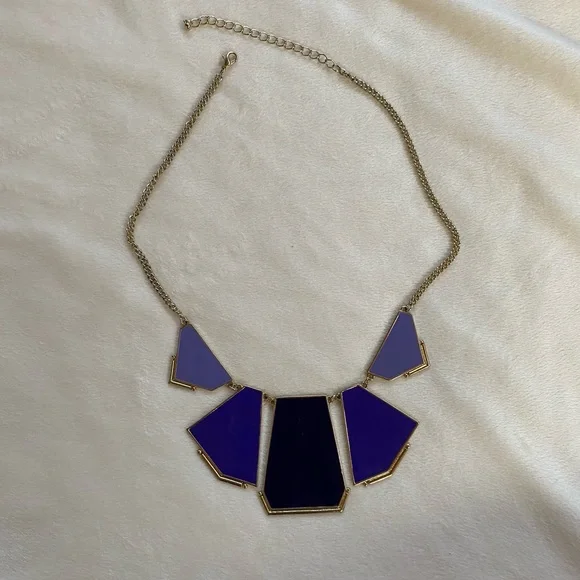 Chunky purple necklace - Picture 2 of 3